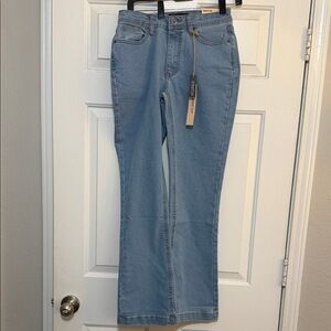 Classic Light Blue Straight Leg Jeans